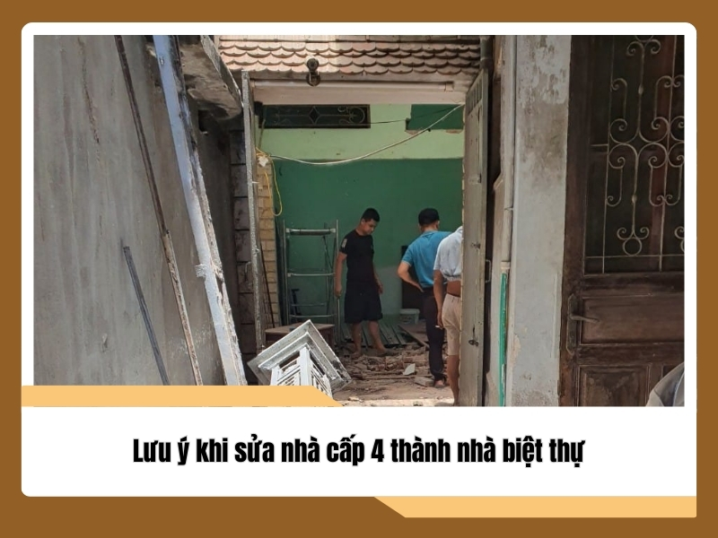 luu y khi sua nha cap 4 thanh nha biet thu