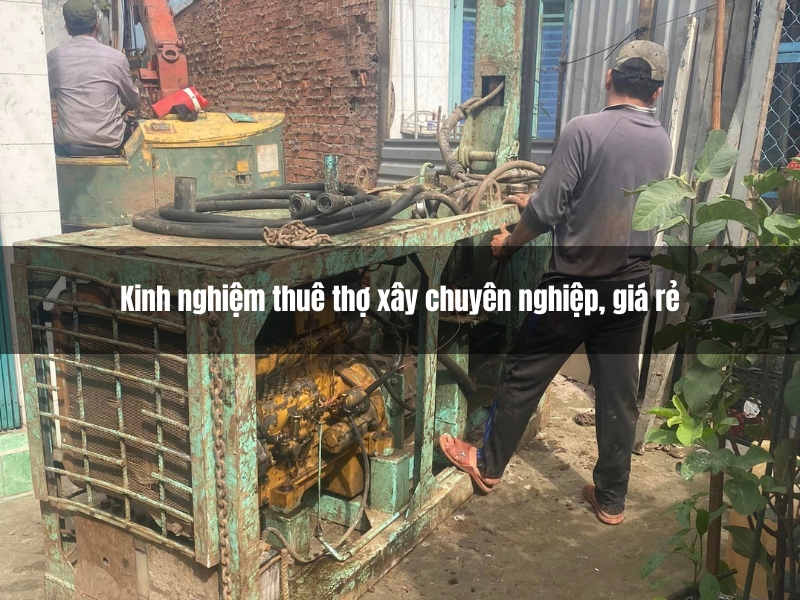 kinh nghiem thue tho xay chuyen nghiep gia re