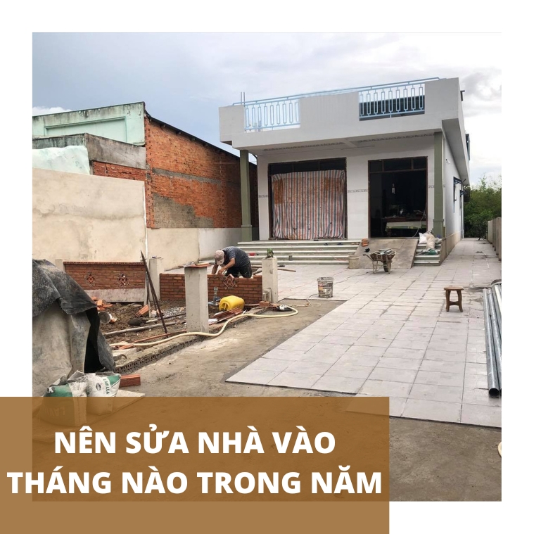 nen sua nha vao thang nao trong nam