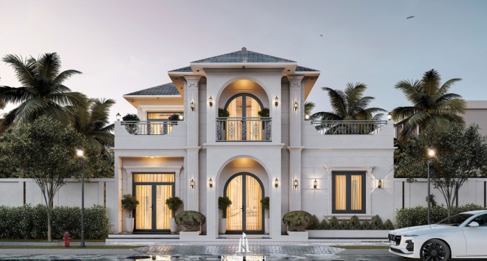 BIỆT THỰ BÁN CỔ ĐIỂN 2 TẦNG