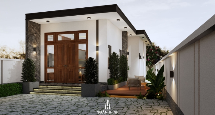 NHÀ CẤP 4 MÁI BẰNG